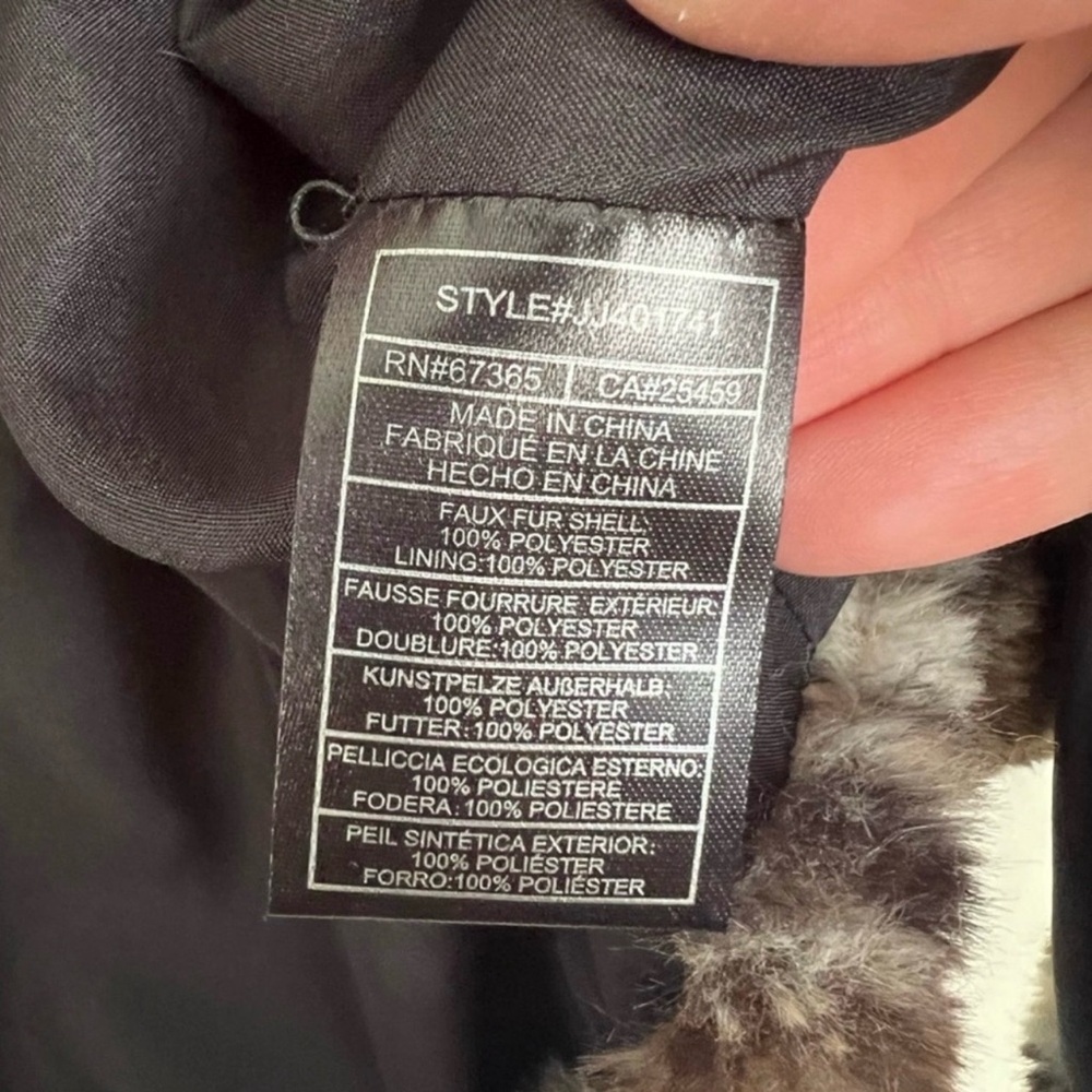 NWT JACK by BB Dakota faux fur vest size small - Picture 9 of 10